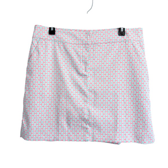 Izod Pants - IZOD Golf Womens Geometric Print Skort Pink Mint Green Active Skirt Size‎ 10